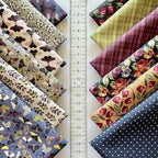 Vintage Floral & Botanical Cotton Fabric Bundle – 60 Pre-Cut Squares, 100% - Image 6