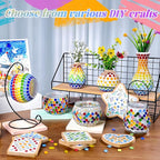 Joyclub DIY Mosaic Candle Holder Kit Mosaic Kits - Image 7