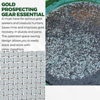 SE 13.25 Inch Wide Stackable Classifier Gold Prospecting Pan - Image 5