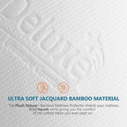 PlushDeluxe Premium Bamboo Mattress Protector – Full Size, Waterproof, & Ultra - Image 2