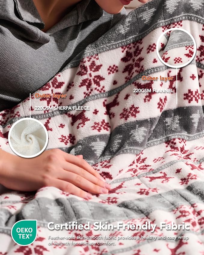 Homemate Electric Heated Blanket Queen Size - Image 4