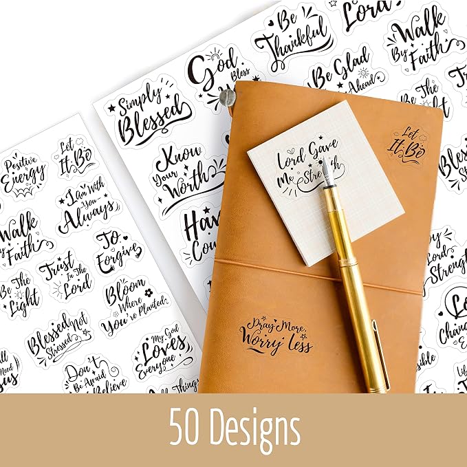 1000 PCS Bible Verse Stickers - Image 3