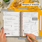 Clever Fox Dated Planner with Tabs 2026 – Weekly & Monthly Spiral Planner with - Image 3