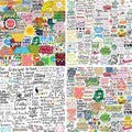 300PCS Positive Motivational Words Stickers by Yodeeni