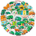 100Pcs Garbage Truck Stickers for Water Bottle, Laptop by BulbaCraft
