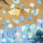 Jetec 36 oz Sea Glass for Crafts Pieces Seaglass Decor Flat Frosted Sea Glass - Image 6