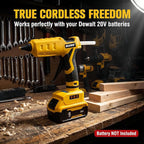 BLEDS Cordless Glue Gun for Dewalt 20V, 100W Digital Temp, No Battery | Heavy - Image 5
