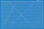 Dahle Vantage 10693 Premium Self-Healing Cutting Mat, 1/2" Grid, 5 Layers by Dahle