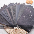 15Pcs Handmade Scrapbook Art Paper Craft Textured Paper Colorful A5 sheet Mesh by LewuwoPoing