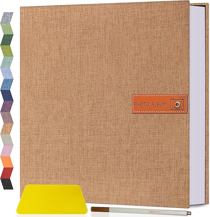 Popotop Large Photo Album Self Adhesive 4x6 5x7 8x10 Scrapbook Album DIY by Popotop