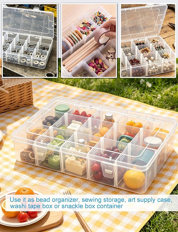 Hlotmeky Plastic Organizer Box - Image 5