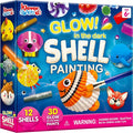 Klever Kits 12 Glow in The Dark Sea Shell Painting Kit-Arts & Crafts by KleverKits