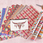 HTVSTD Aztec Heat Transfer Vinyl 12 Sheets 12×10in Iron on Vinyl | Aztec Brown - Image 4