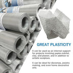 Sculpting Wire Mesh 15.7 Inch by 16.4 Foot Roll，Aluminum Wire Mesh - Image 5