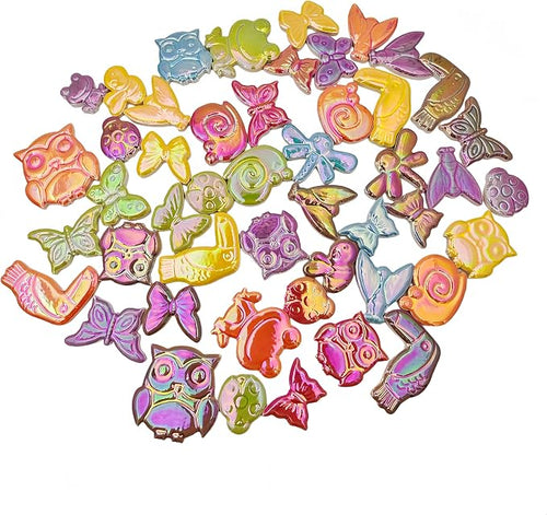 1.1lb Ceramic Mosaic Tiles, Mixed Colour Ceramic Mosaic Pieces - Image 2