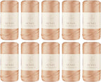 10 Skeins of Sensy Premium 2mm 251 Yards Polyester Rope 100% Polypropylene Cord by SSENSY