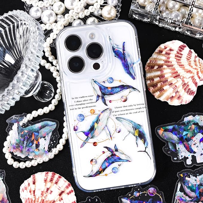 120Pcs Holographic Sea Animal Stickers - Image 4