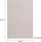 Aida Cloth 14 Count Cross Stitch Fabric, 19×28inch | Features Distinct Retro - Image 2