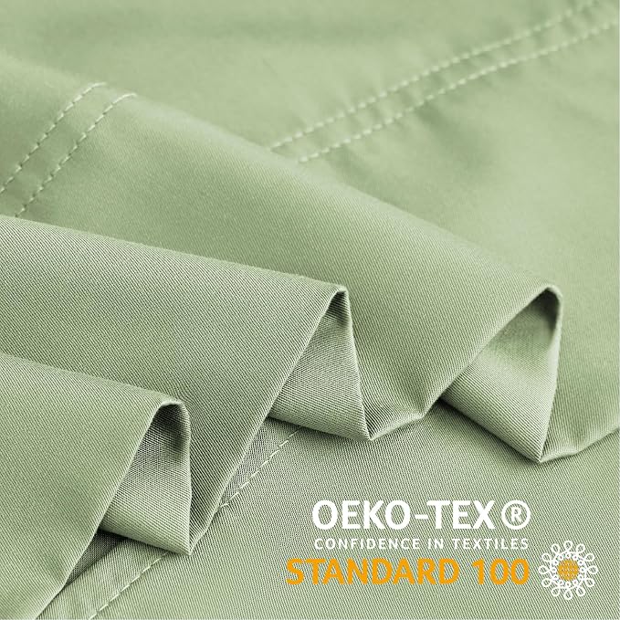 BEDELITE Standard Pillow Cases Set of 2, Rayon Derived from Bamboo, Cooling - Image 5