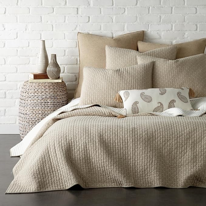 Levtex Home Cross Stitch Reversible Full/Queen Quilt Set - Image 2