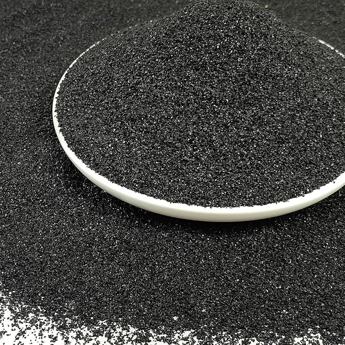 YISZM Aquarium Sand, 2lbs Black Fish Tank Sand, Aquarium Gravel Substrate by YISZM-ForYourNaturalLife