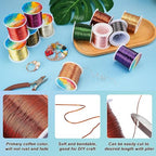 203 Feet Tarnish Resistant Copper Wires 24 Gauge/0.5mm Jewelry Craft Wires - Image 2
