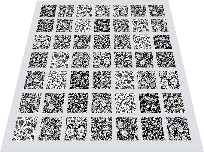 8"x 8" 50pcs Cotton Fabric Squares - Image 2