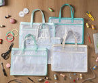 Qozary 5 Pcs Sew Project Bags for Quilting-A3 Sewing Craft Organizer Storage - Image 7