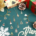 SANNIX 90 Pcs Christmas Charms for Jewelry Making, Christmas Tree Charms - Image 3