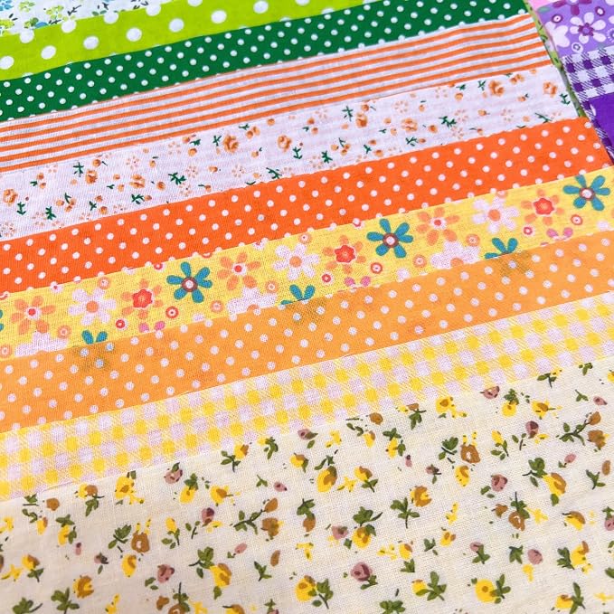 Cotton Fabric DIY Making Supplies Quilting Patchwork Fabric Fat Quarter Bundles - Image 6