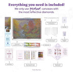 DIAMOND ART CLUB Golden Cabin Dreams Diamond Painting Kit, Fun DIY Crafts - Image 3