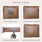 KING MOUNTAIN Leather Repair Patch, 4 x 63 Inches self Adhesive Leather Repair - Image 8