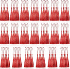 100 Pcs Red Mini Tassels 13cm/5 Inch by CREATRILL