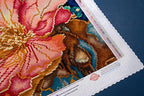 DIAMOND ART CLUB Whispers in Coral & Gold Diamond Painting Kit, Fun DIY Crafts - Image 7