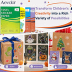 Aevdor 120-Sheet Glossy White Printable Vinyl Sticker Paper, Inkjet | Glossy - Image 8