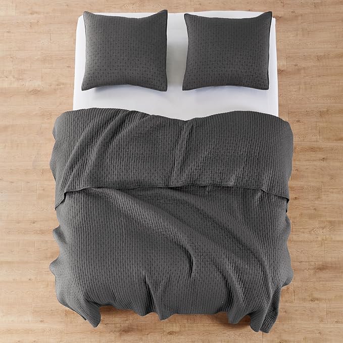Levtex Home Cross Stitch Reversible Twin Bedspread Set - Image 7