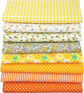Aubliss 8pcs Fat Quarter Fabric Bundles Quilting Cotton Craft Fabric Pre-Cut by Aubliss