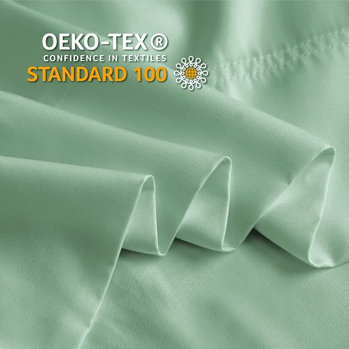 BEDELITE Standard Pillow Cases Set of 2, Rayon Derived from Bamboo, Cooling - Image 5
