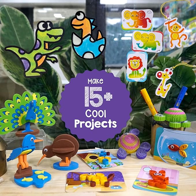 Imagimake 5-in-1 Awesome Craft Kit | Includes 15+ Projects | Crafts - Image 2