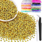 4000pcs 4mm Resin Rhinestones Bulk by BELLEBOOST