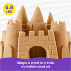 Kinetic Sand 5.5lb Brown Sand Amazon Exclusive, Sensory Toys, Ages 3+ | - Image 3