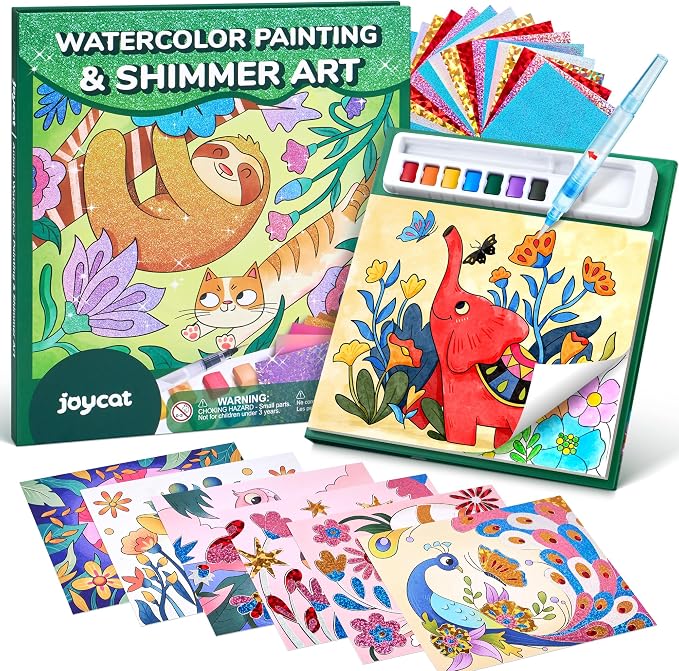 JoyCat Paint with Water Coloring Books & Shimmer Art | Art & Craft Activity by JOYCAT