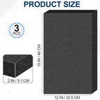 MYFAMIREA 3 PCS Polyurethane Foam Sheets 18" L x 12" W x 2" T Packing Foam - Image 2