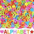 784 Pcs Foam Letter Stickers Glitter, Self-Adhesive Glitter Alphabet Stickers 1 by Unknown