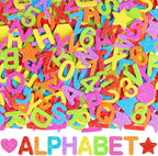 784 Pcs Foam Letter Stickers Glitter, Self-Adhesive Glitter Alphabet Stickers 1 by Unknown