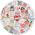 100Pcs Funny Mom Stickers for Water Bottle, Phone by BulbaCraft