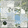 Texture Stencils for Crafts Reusable 16Pcs Stencils | DIY Art Painting Stencil by Unknown