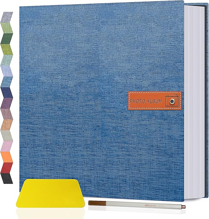 Popotop Large Photo Album Self Adhesive 4x6 5x7 8x10 Scrapbook Album DIY by Popotop