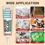 Book Glue, Dries Clear & Flexible Book Binding Glue Adhesive, Used - Image 6