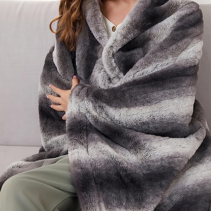 Soypipo Electric Heated Throw Blanket 50"x60", Overheat Protection, Machine by Soypipo